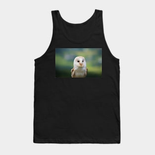 Barn Owl Illustration Tank Top